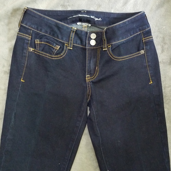 AMERICAN EAGLE ARTIST WIDE LEG FLARE STRETCH JEANS - Picture 3 of 8